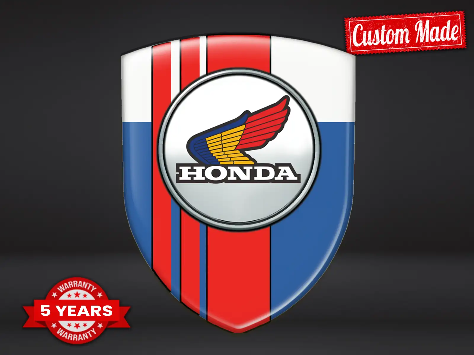 Honda Decalcomanie Auto su Misura Resistenti Pregio Pro